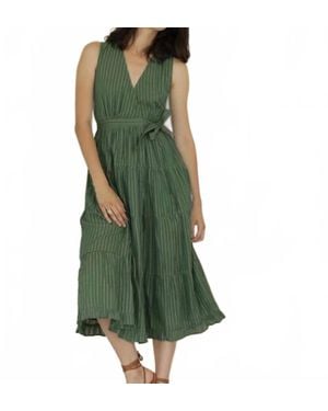 Karina Grimaldi Rachel Dress in Blue | Lyst