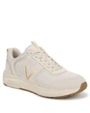 Vionic Walk Strider 001 Sneakers Cream Walking Shoes Zogg2234 - White