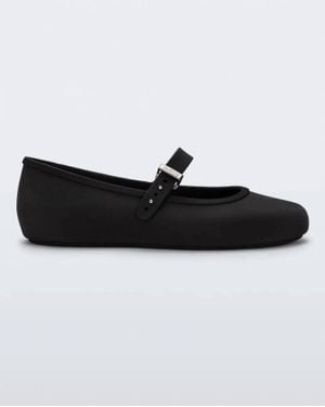 Melissa Ballerina Flat Shoes - Black