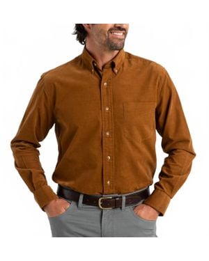 Duck Head Whitman Corduroy Sport Shirt - Brown