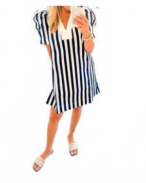2.7 August Apparel Stripe Dress - Multicolor