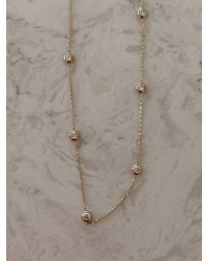 Chansuttpearls The Emmery Drop Chain - Gray