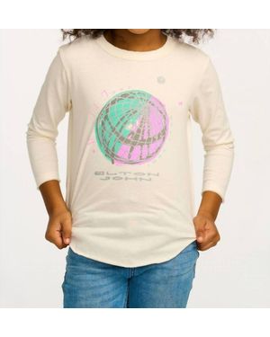 Chaser Brand Kids Elton John World Tour Long Sleeve Tee - Natural