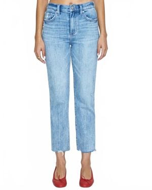 Pistola Monroe Crop High Rise Jeans - Blue