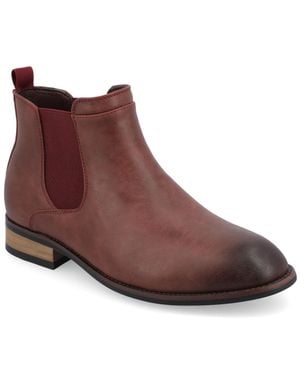Vance Co. Apos;S Landon Medium And Wide Width Chelsea Dress Boot - Brown