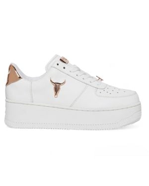Windsor Smith Chunky Leather Sneakers - White