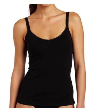 On Gossamer Cabana Cotton Camisole - Black