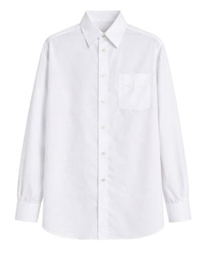NAMACHEKO Grinda Pointed Collar Shirt - White