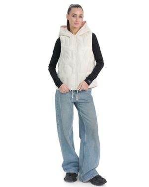 Alaska® Outerwear Reversible Light Insulated Vest Powder Ivory - Blue