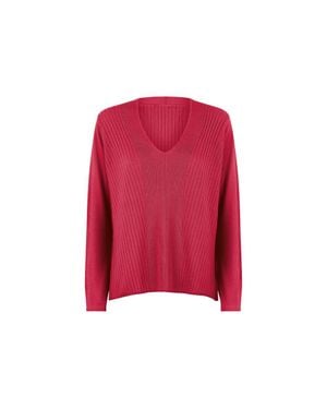 Wolford Merino Blend Top Long Sleeves - Red