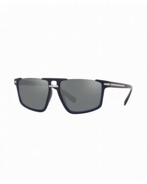 Versace Greca Ve4363 Rectangle Sunglasses - Gray