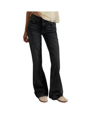 Free People West Coast Flare Jeans - Black