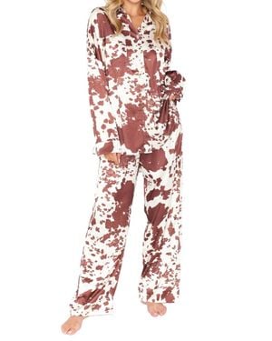 Show Me Your Mumu Overslept Pj Set - Red