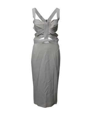 Roland Mouret Structured Polyester Dress - Gray