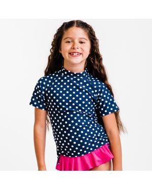 Calypsa Girl's Surfer Swim Top - Blue