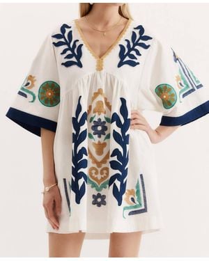 tyler boe Naomi Mini Dress - Blue