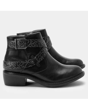 Alegria Millie Embroider Me Boot - Black