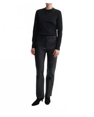 Arma Jenna Stretch Leather Pants - Black