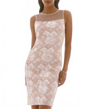 Joseph Ribkoff Floral Sheath Dress - Pink