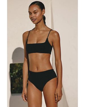 Aila Blue Alice Swim Top - Black