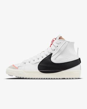 Nike Blazer Mid '77 Jumbo Dd3111-100 Sneaker 12 Leather Shoes Rhs2926 - White