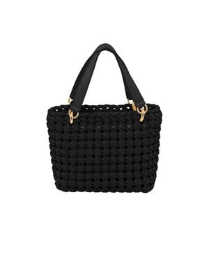THEMOIRÈ Kobo Knots Vegan Tote Bag - Black