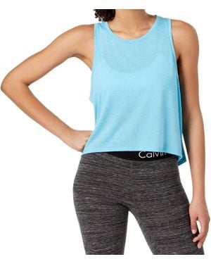 Calvin Klein Performance Fitness Workout Tank Top - Blue