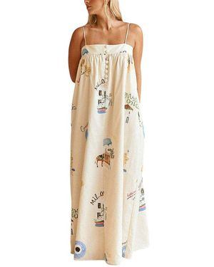 Esea Linen-Blend Dress - Natural