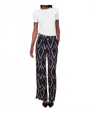 Charlie b Printed Pants With Pockets - Black