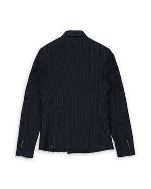 Amiri Double-Breasted Jacket Blazer - Blue