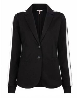 EsQualo Modal Long Sleeve Blazer - Black