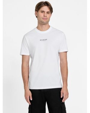 Guess Noah Cheetah Tee - White