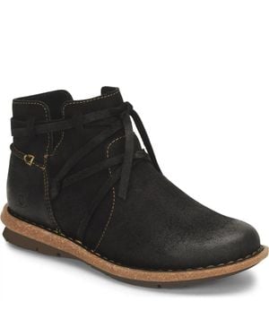 Born Tarkiln Br0013609 Boots Distressed Leather Zap2805 - Black