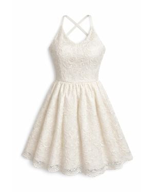 Gracia Backless Dress - White