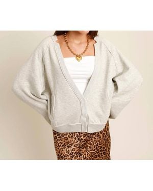 Bucketlist Cloud Nine Long Sleeve Cardigan - Natural