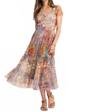 Johnny Was Yasmine Mesh Dress - White