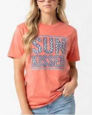 Texas True Threads Sunkissed Short Sleeve Tee - Pink