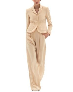 BGL 2Pc Blazer & Pant Set - Natural