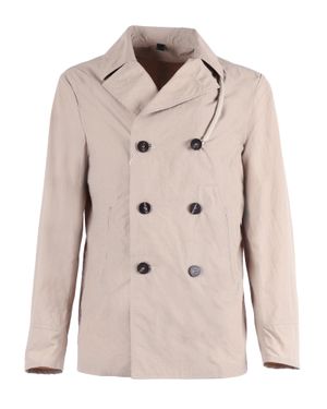 Camplin Double Breasted Minimalist Jacket - Natural