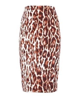 Samantha Sung Dior Leopard Chloe Skirt Long Skirt - Red