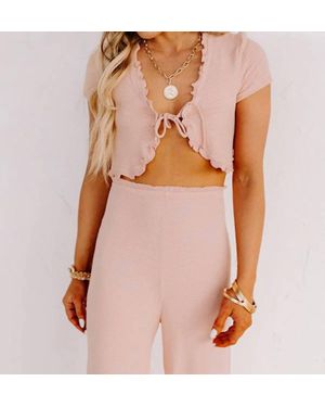 Dippin' Daisy's Wharf Crop Top - Pink