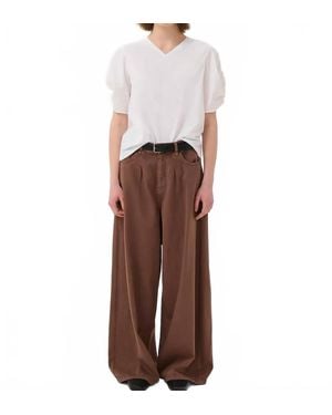 Inwear Gudrun V-Neck T-Shirt - Brown