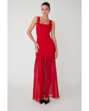 JS71 Lucilla Maxi Dress - Red
