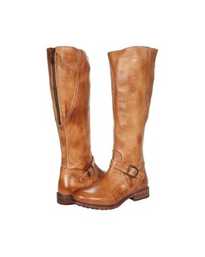 Bed Stu Bed Stu Glaye F315401 Leather Mid Calf Riding Boots Rhs2385 - Black