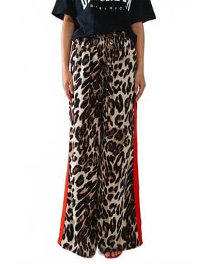 Q2 Milah Leopard Pant - Black