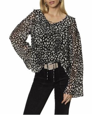 Sanctuary Secret Lover Blouse - Black
