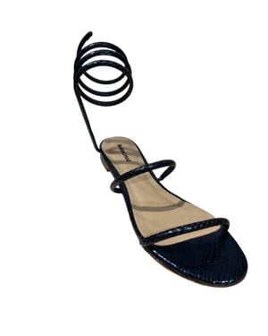 Lola Cruz Greta Flat Sandals - White