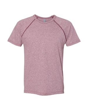 Next Level Mock Twist Raglan T-Shirt - Pink