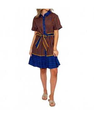 Ivy Jane Ginger Snap Dress - Blue
