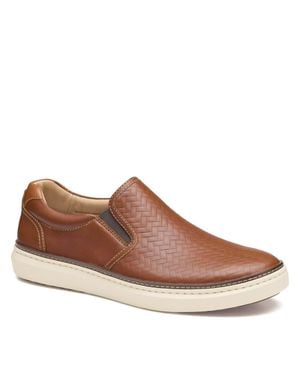 Johnston & Murphy Culling 2 Embossed Slip-On Shoe - Brown